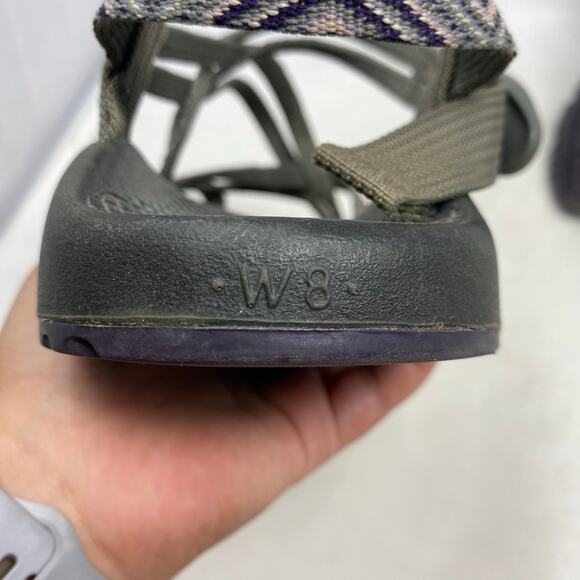 Chaco Womens Z/1 Classic Outdoor Hiking Sandals Gray Strappy Adjustable Size 8 - Picture 8 of 8